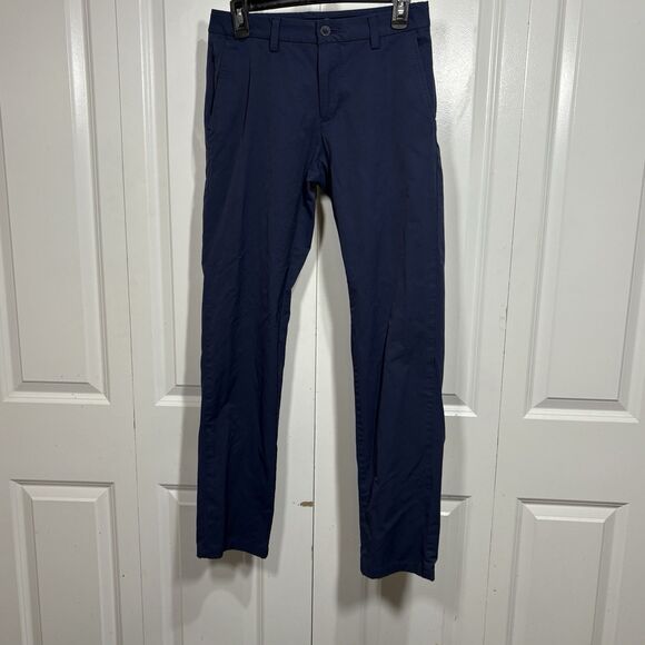 Vineyard Vines On-The-Go Pants Mens 28x32 Navy Stretch Golf Travel Casual - Picture 1 of 9